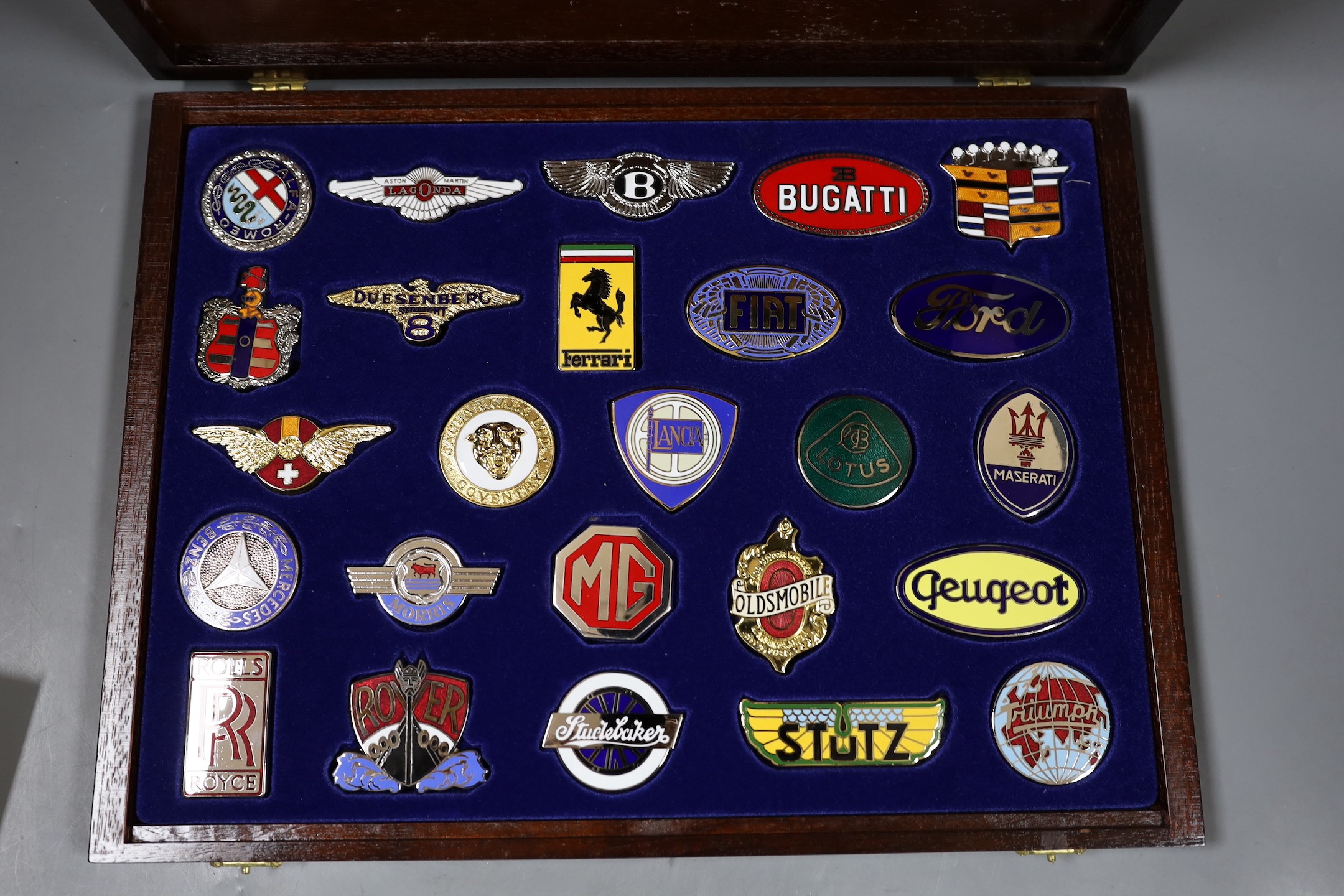 A Danbury Badges of the World's Greatest Motor Cars, 1970's